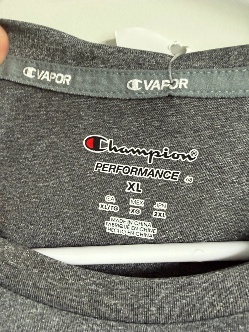 Champion Shirt Sporty Vapor Running Athletic Tee - Picture 3 of 7